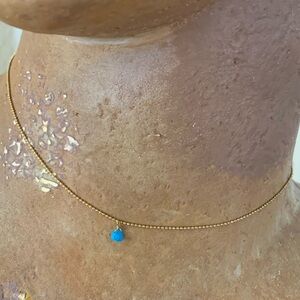 Turquoise Drop Necklace